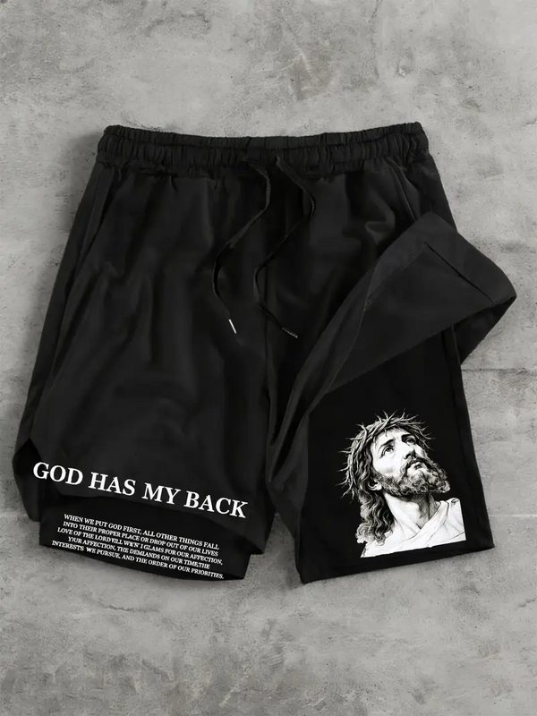 "God Has Got My Back" Shorts
