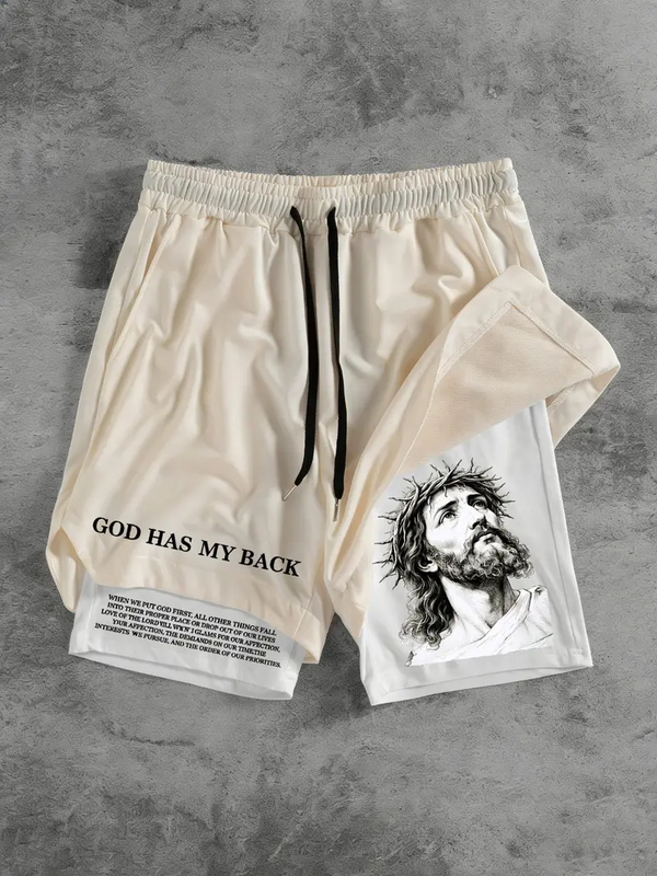 "God Has Got My Back" Shorts