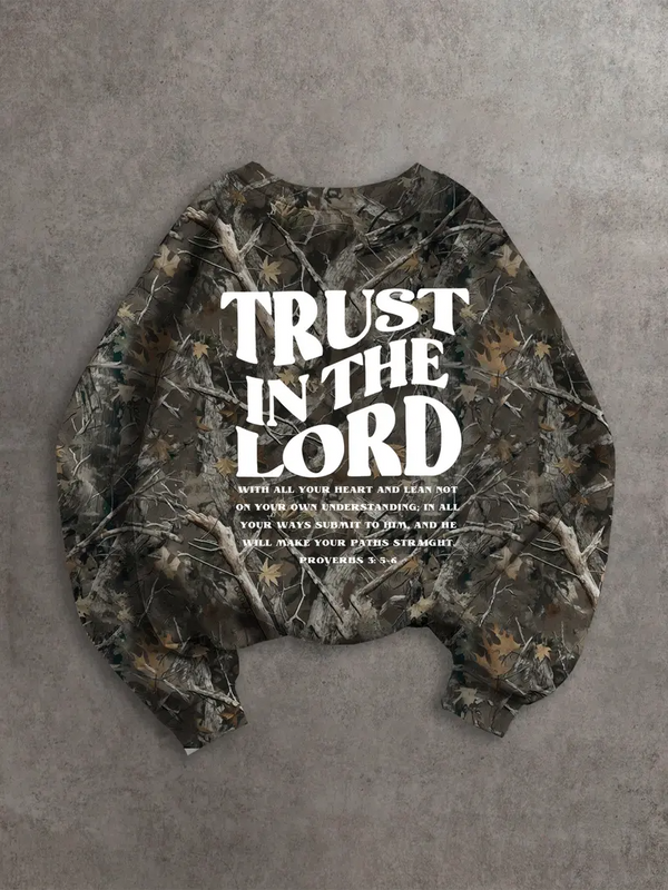 Camo "Trust In The Lord" Hoodie