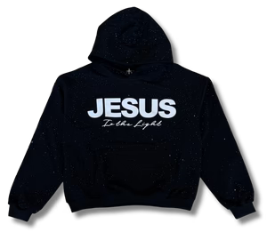 Rhinestone Jesus Saves Hoodie