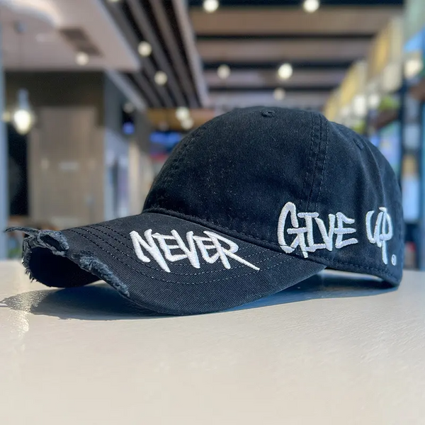"Never Give Up" Cap
