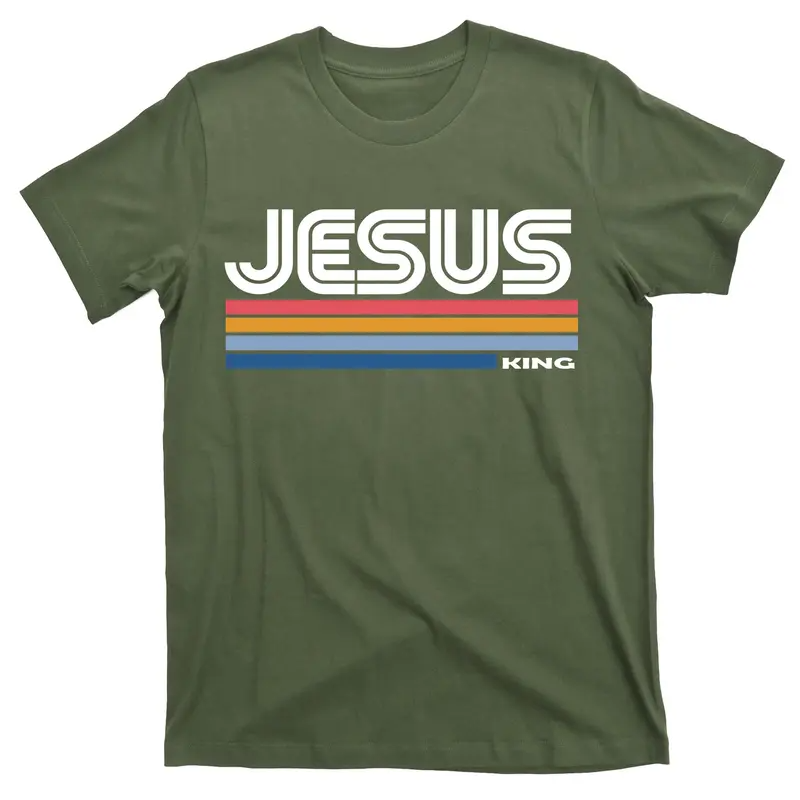 Retro Jesus King T-Shirt (her)