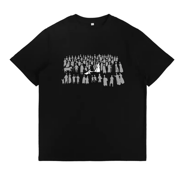 By His Wounds Christian Washed T-Shirt